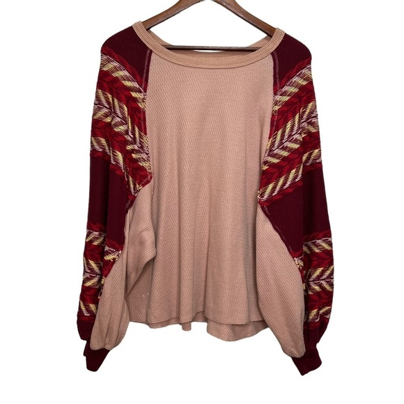 Free People We The Free Rainbow Dreams Pullover Knit Top Size Small - Picture 3 of 13